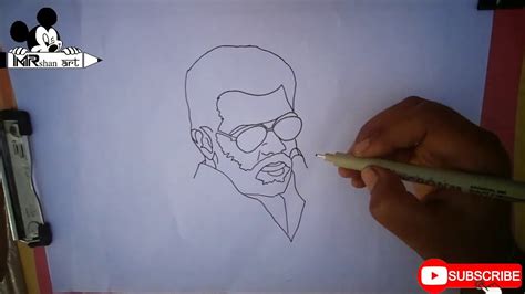 How To Draw Thala Ajith Step By Step Easy And Simple Actor Ajith