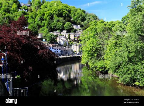 Overview Of Matlock Bath On The River Derwent Peak District National