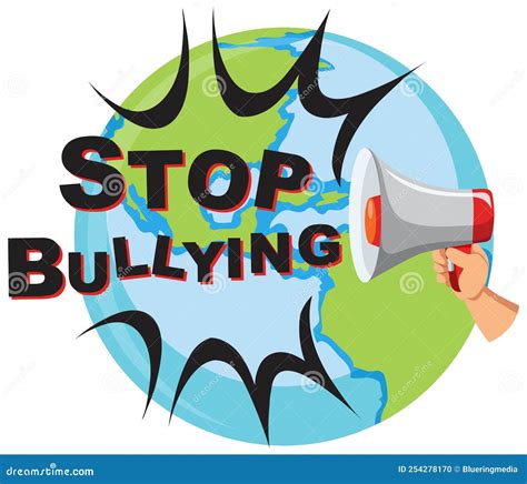 Stop Bullying Banner Concept Vector Stock Vector Illustration Of