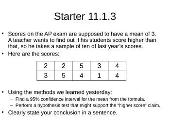 AP Statistics 11 1 3 Matched Pairs T Procedures By Todd McPeak TPT