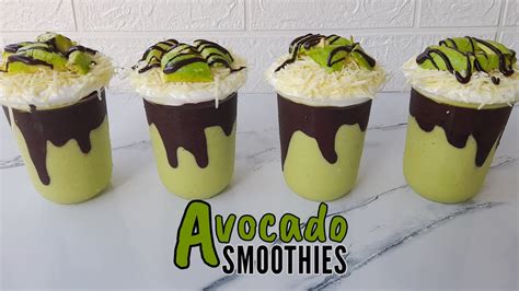 Resep Avocado Smoothies Bahan Ekonomis Rasanya Bikin Nagih Ide