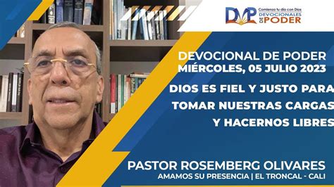 Devocionales De Poder Dios Es Fiel Y Justo Para Tomar Nuestras Cargas