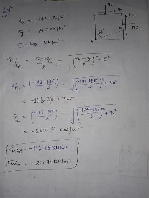 Free Solution A Soil Element Is Shown In Figure 10 34 Determine The