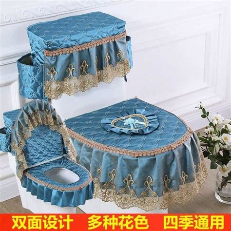 ABATTANT WC Aristocratic B blue Ensemble De 3 Pièces De Coussin De