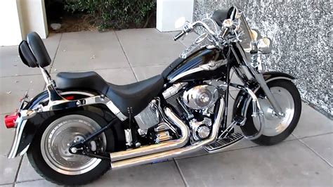 2003 Harley Davidson Softail Fat Boy FLSTF Low Miles Vance Hines