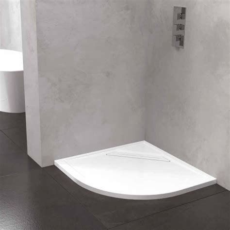 Kudos Connect 2 Offset Quadrant Curved Shower Tray 1000mm X 800mm Left