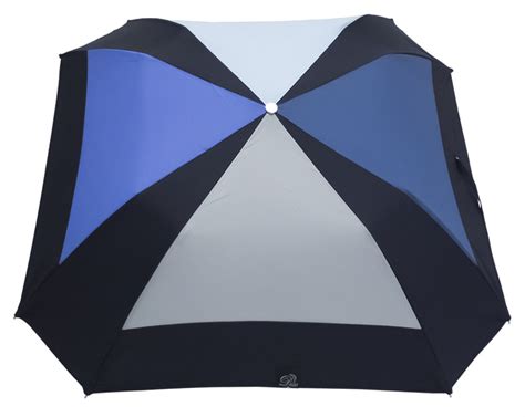 Parapluie Pliant Carr Bleu En Cama Eu Poign E En Ch Ne Parapluies