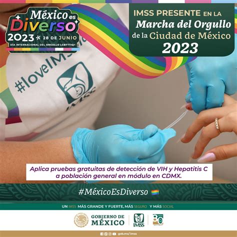 Imss On Twitter Imss Presente En La Marcha Del Orgullo Aplica