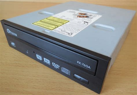 Plextor PX 760A DVD RW DL Brenner ATAPI Intern IDE Laufwerk Schwarz L