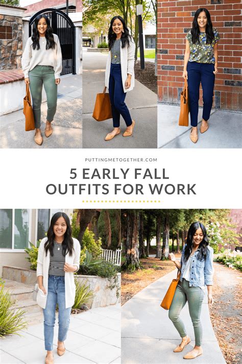 5 Early Fall Work Outfits That Are Really Comfy Of Course 😉 Fall