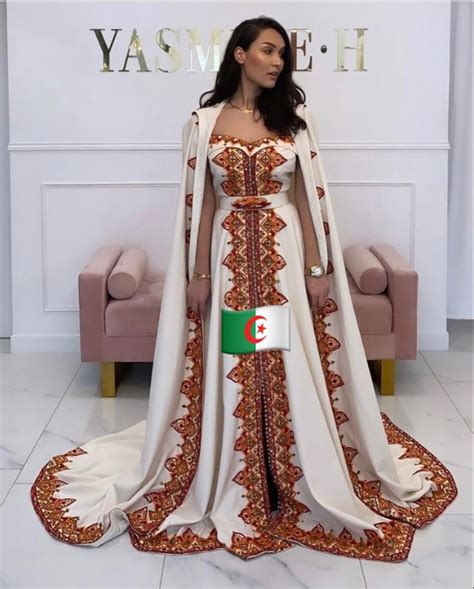 Algerian Kabyle Dress With Barnouse 🇩🇿 Moroccan Dress Traditional