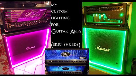 How I Put Lights In My Guitar Amps Eric Shreds Youtube