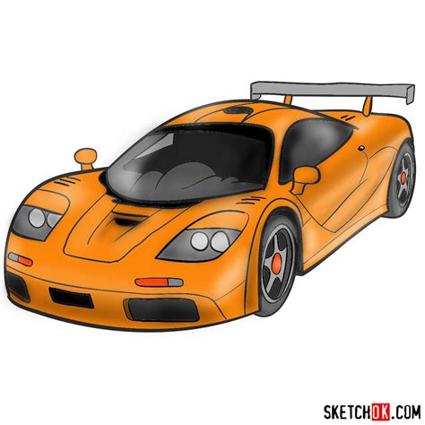 Mclaren F1 Outline F1 Car Drawing - Xenian Wallpaper