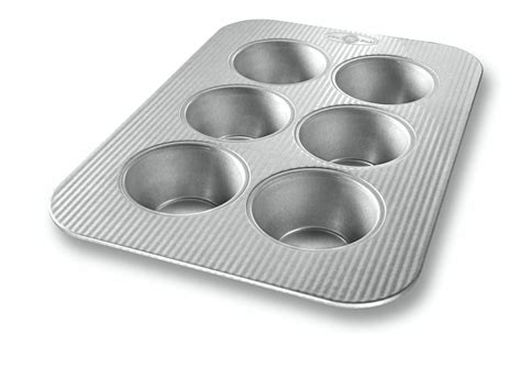 Texas Muffin Pan, 6 Cup, Nonstick - USA Pan