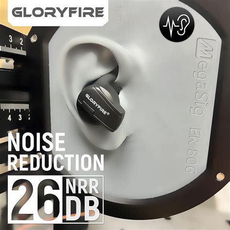 26db Noise Reduction Electronic Silencer Earbuds Black Shooting Range