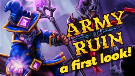 ARMY OF RUIN A First Look YouTube