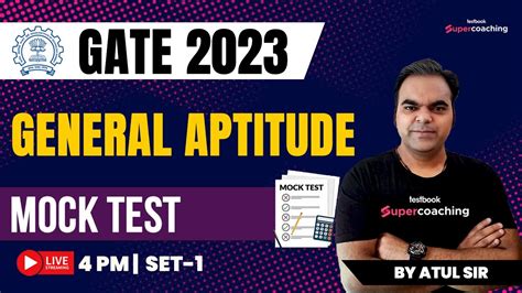 General Aptitude For GATE Exam 2023 GATE Mock Test 2023 GATE