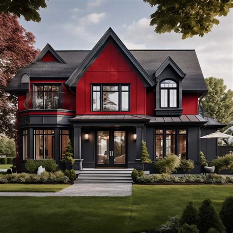 6 Bold Exterior Colour Combinations For A Dramatic Home Facelift