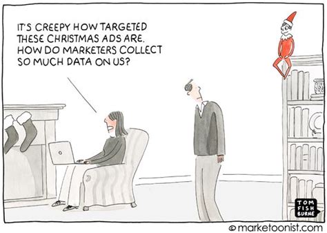 Targeted Holiday Advertising Cartoon Marketoonist Tom Fishburne