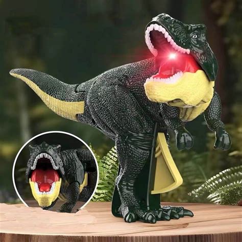 Dinosaur Roaring Toy, Simulated Tyrannosaurus Rex Pressing Head Swing ...