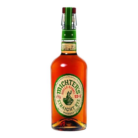 Michter S Us Single Barrel Straight Rye Whiskey Spirits From The