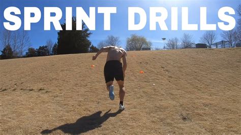 Sprint Drills To Become Faster Explosive Youtube