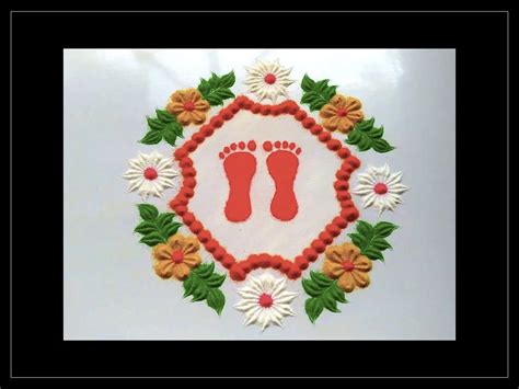 9 Beautiful Lakshmi Rangoli Design Ideas For Eco-Friendly Diwali 2019 ...