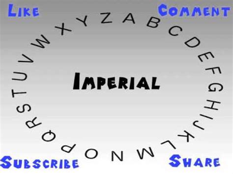 How To Say Or Pronounce Imperial Youtube