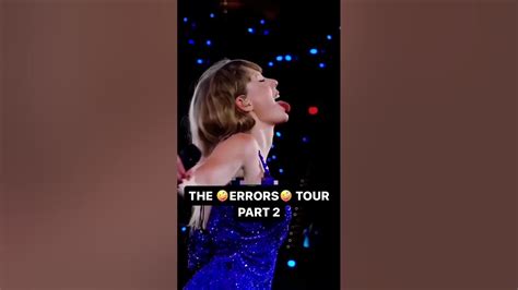 Taylor Swift Errors Tour Part 2 😂 Eras Tour Taylorswift