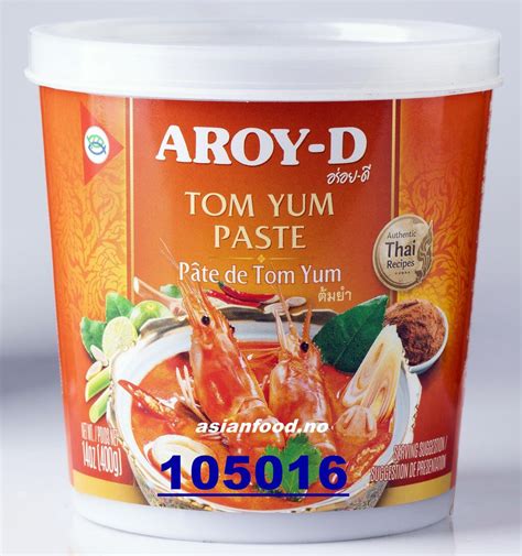 Aroy D Tom Yum Paste 24x400g Cari Tom Yum Th Asian Food Import As