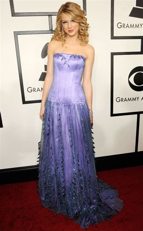 Taylor Swift 2008 From Grammys Red Carpet Look Back