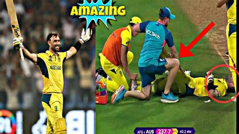 Glenn Maxwell Batting Today Match Vs Afghanistan Maxwell 201 Runs Vs