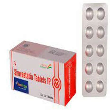 Simvastatin 20mg Tablet At ₹ 311strip Jaripatka Nagpur Id