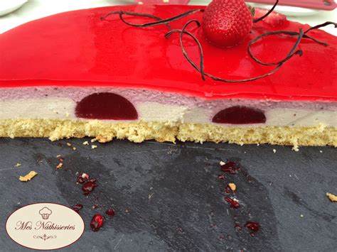 Entremet Vanille Fraise Mes Nâthisseries