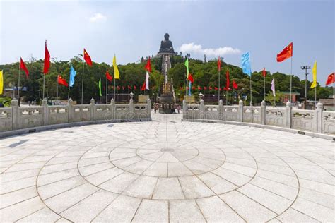 Tian Tan Buddha Near The Po Lin Monastery Hong Kong Stock Photo