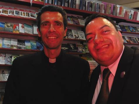 Con El Padre Carlos Rosell En La Feria Del Libro De Miraflores