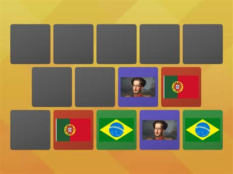 jogo da memória independência do brasil Matching pairs