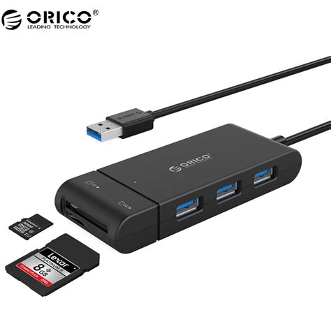 ORICO 3 Port USB 3 0 HUB With SD TF Card Reader Memory Card Reader