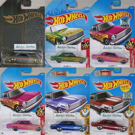 HOT WHEELS Hotwheels 風火輪 checky II 版 週年緞面和鍍鉻肌肉狂熱硬 蝦皮購物