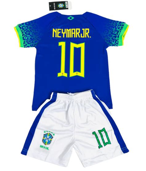 Camisetas Brasil Neymar JR 10 Primera Equipación 2021 camisetas