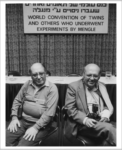 Twins Frank (lt) and Otto (rt) Klein attend a world gathering of... | Download Scientific Diagram