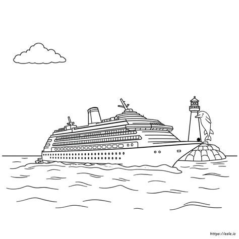 Disney Cruise Line Coloring Pages
