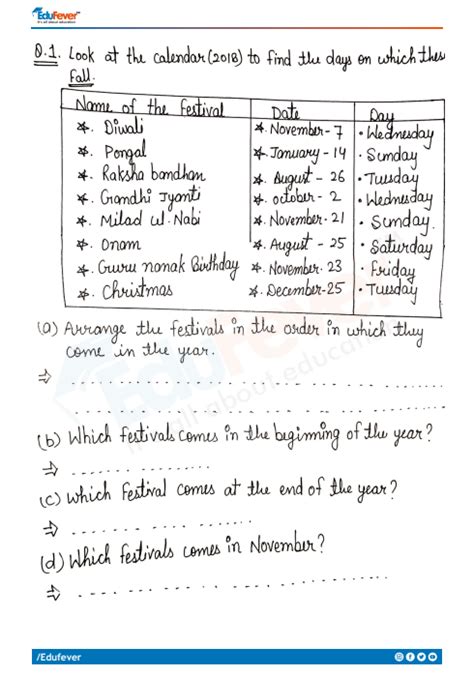 Cbse Class 3 Math Time Goes On Worksheet With Solutions