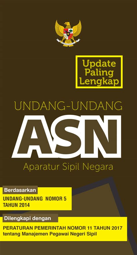 Jual Buku Undang Undang ASN Aparatur Sipil Negara Update Paling Lengkap