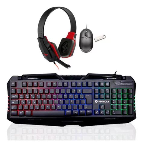 Kit Teclado Gamer Semi Mecânico Led Mouse Fio 120cm 1200dpi MercadoLivre