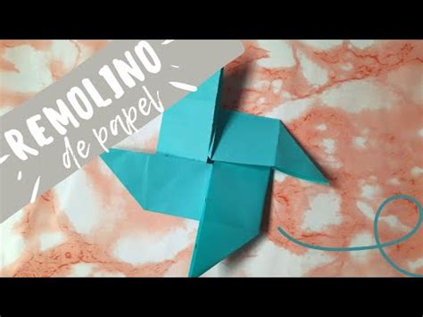 REMOLINO de PAPEL con UNA HOJA FÁCIL y RÁPIDO CarolhíSar YouTube