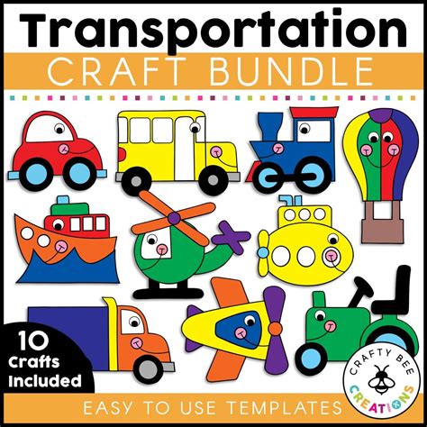 Transportation Crafts Bundle - Crafty Bee Creations