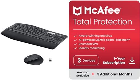 Amazon Logitech Mk Performance Wireless Keyboard And Mouse