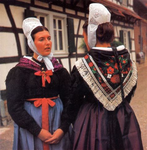 Folkcostumeandembroidery Overview Of The Costumes Of Alsace Or Elsass