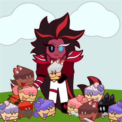 Red Velvet Cookie With Cake Hounds By Rectangularastronaut On Deviantart